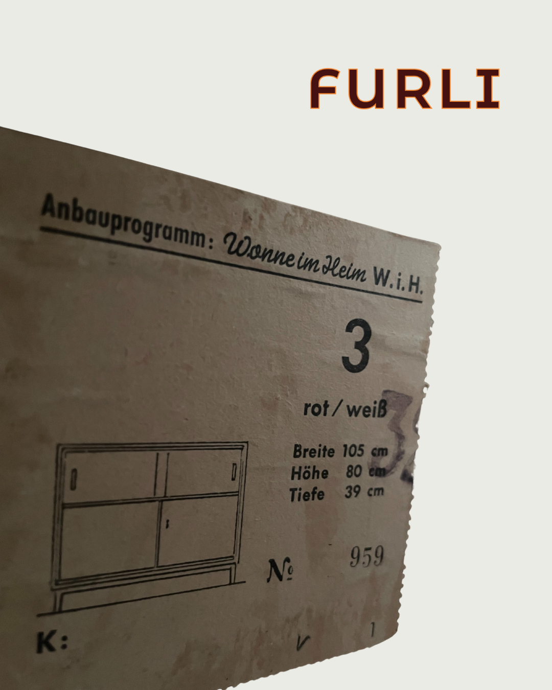 Vintage sideboard from the 50's