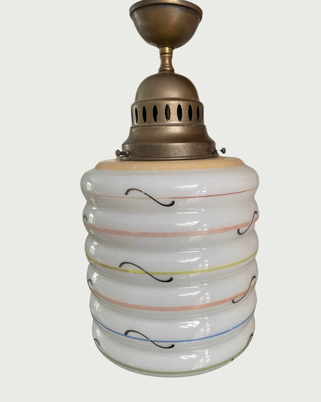 Rare 1930's glass lamp