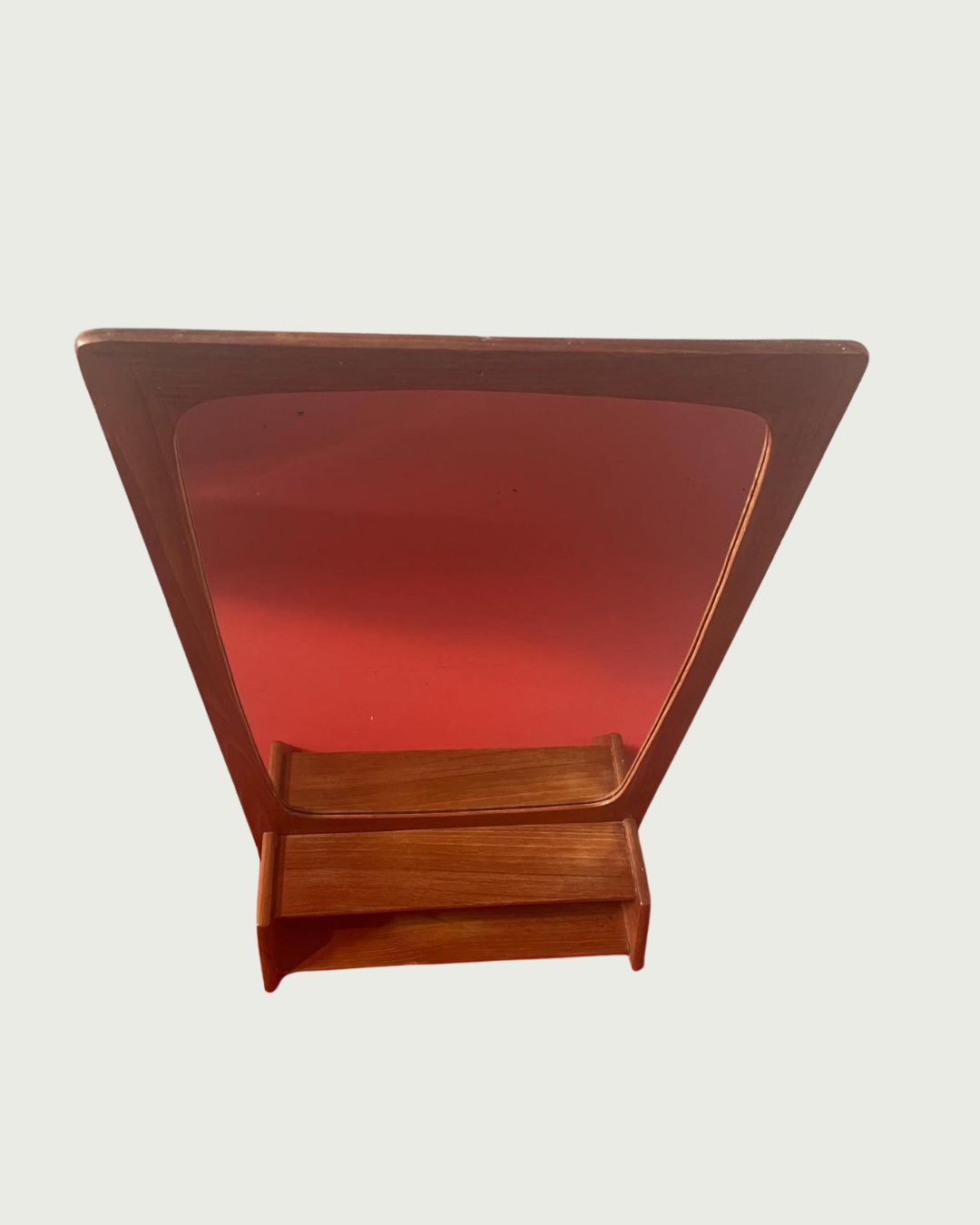 Small Danish teak mirror 1960