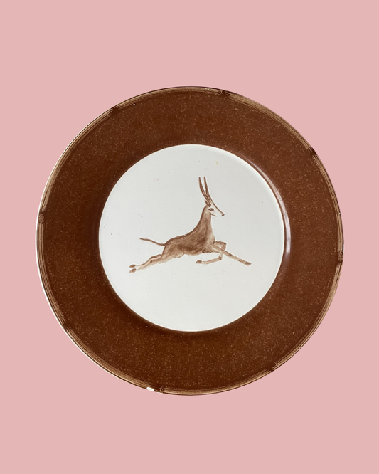 Hand-painted plate from France