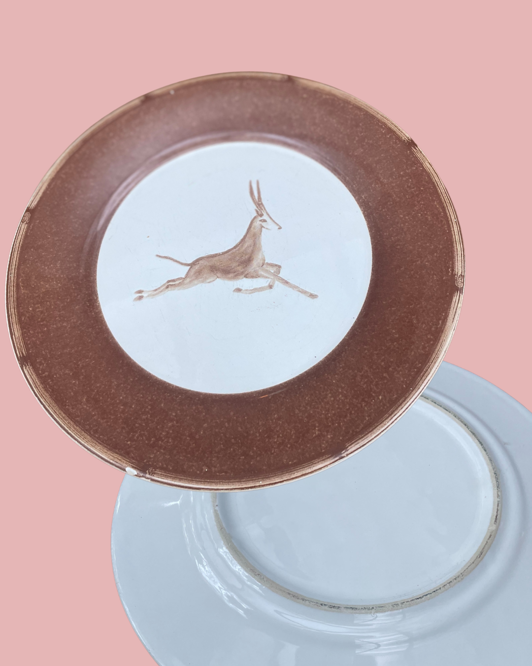 Hand-painted plate from France