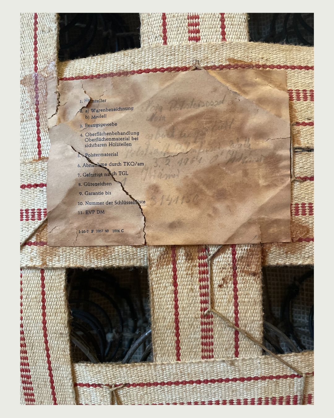 Vintage 60s armchair